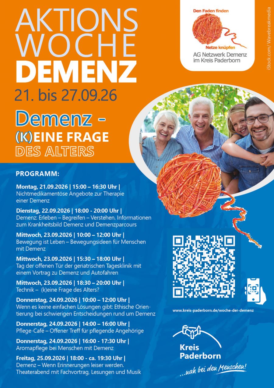 Aktionswoche Demenz vom 19. bis 28.09.2025 © iStock.com - Wavebreakmedia